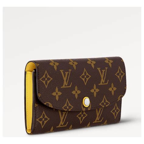 louis vuitton emilie wallet yellow